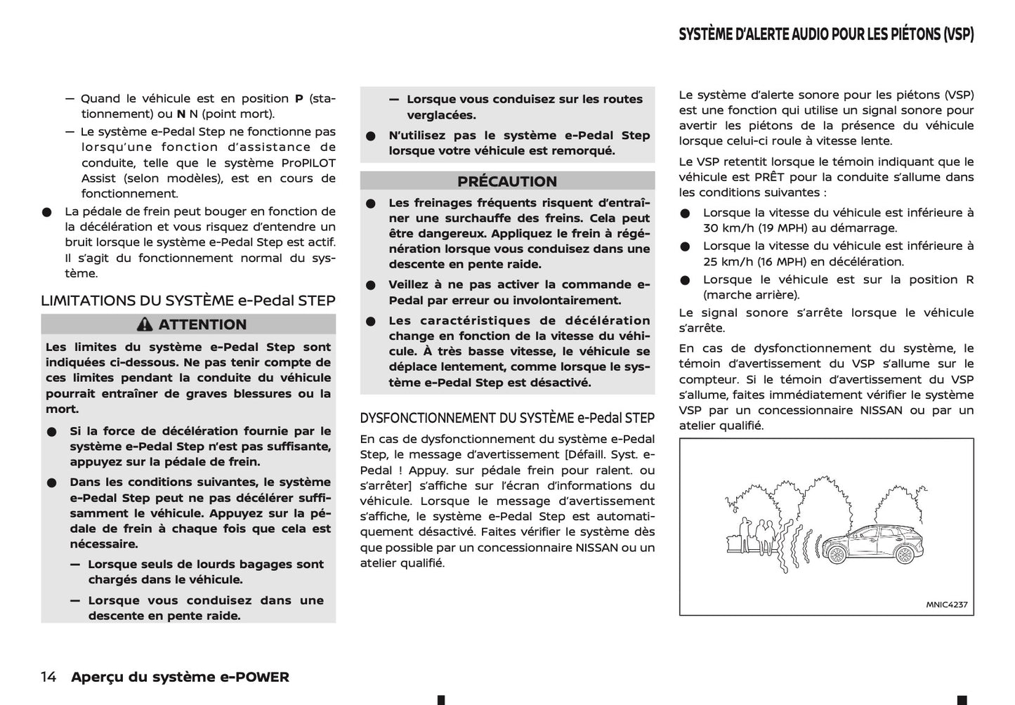 2026 Nissan Qashqai e-Power Owner's Manual | French