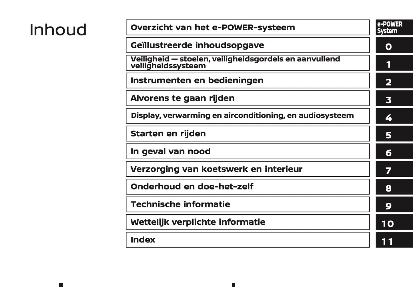2025-2026 Nissan Qashqai e-Power Gebruikershandleiding | Nederlands