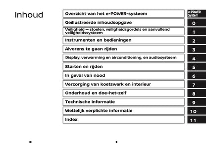 2025-2026 Nissan Qashqai e-Power Gebruikershandleiding | Nederlands