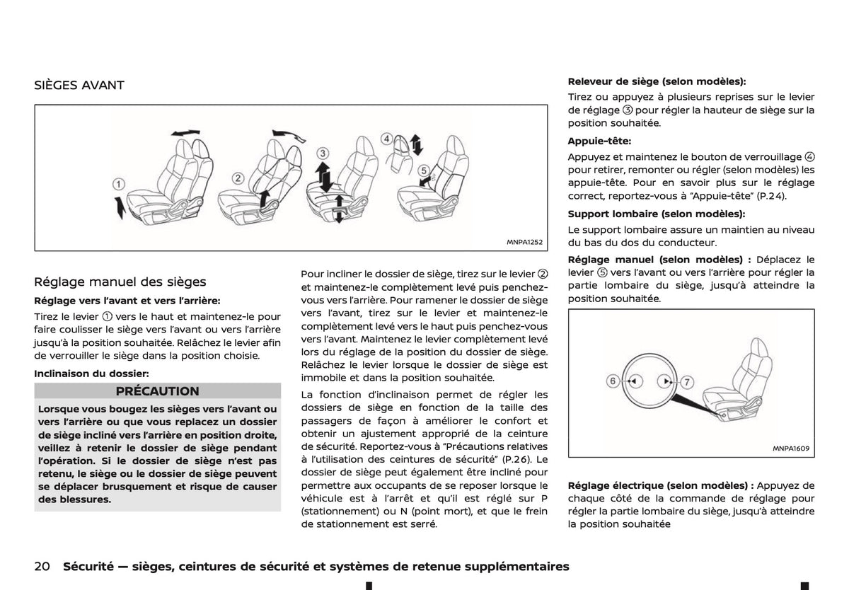 2024-2025 Nissan Qashqai Owner's Manual | French