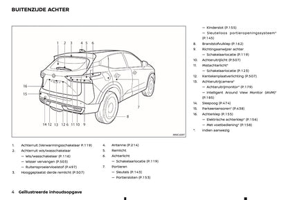 2025-2026 Nissan Qashqai Owner's Manual | Dutch