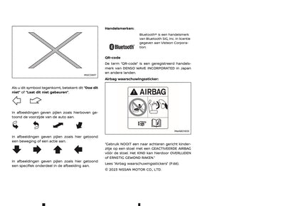 2023-2024 Nissan X-Trail e-Power Owner's Manual | Dutch