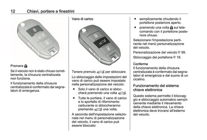 2023-2024 Opel Astra Owner's Manual | Italian
