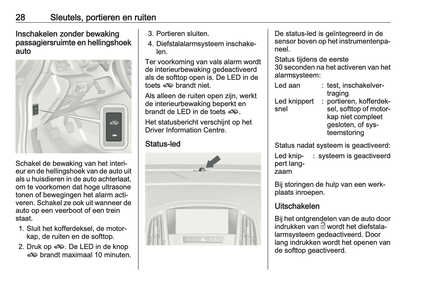 2016 Opel Cascada Owner's Manual | Dutch