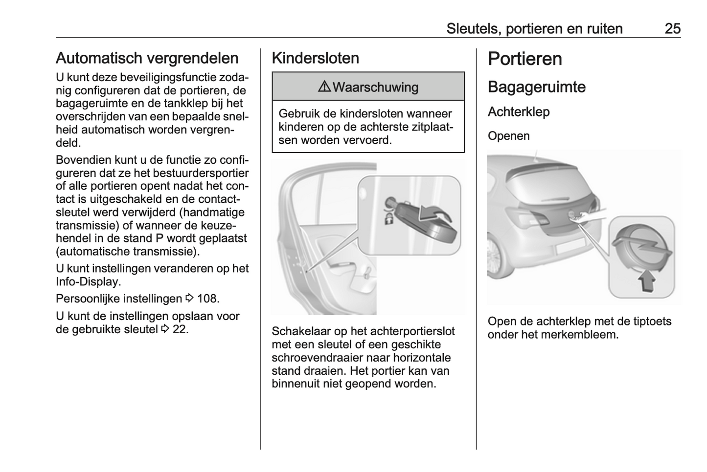 2015-2016 Opel Corsa Handleiding | Nederlands