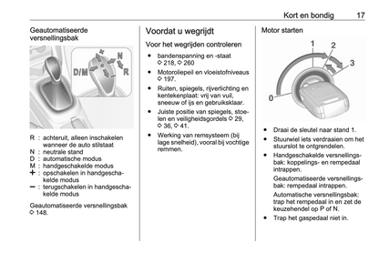 2016-2017 Opel Corsa Gebruikershandleiding | Nederlands