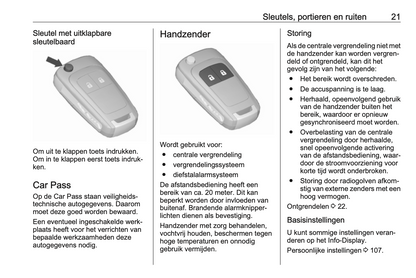 2016-2017 Opel Corsa Gebruikershandleiding | Nederlands