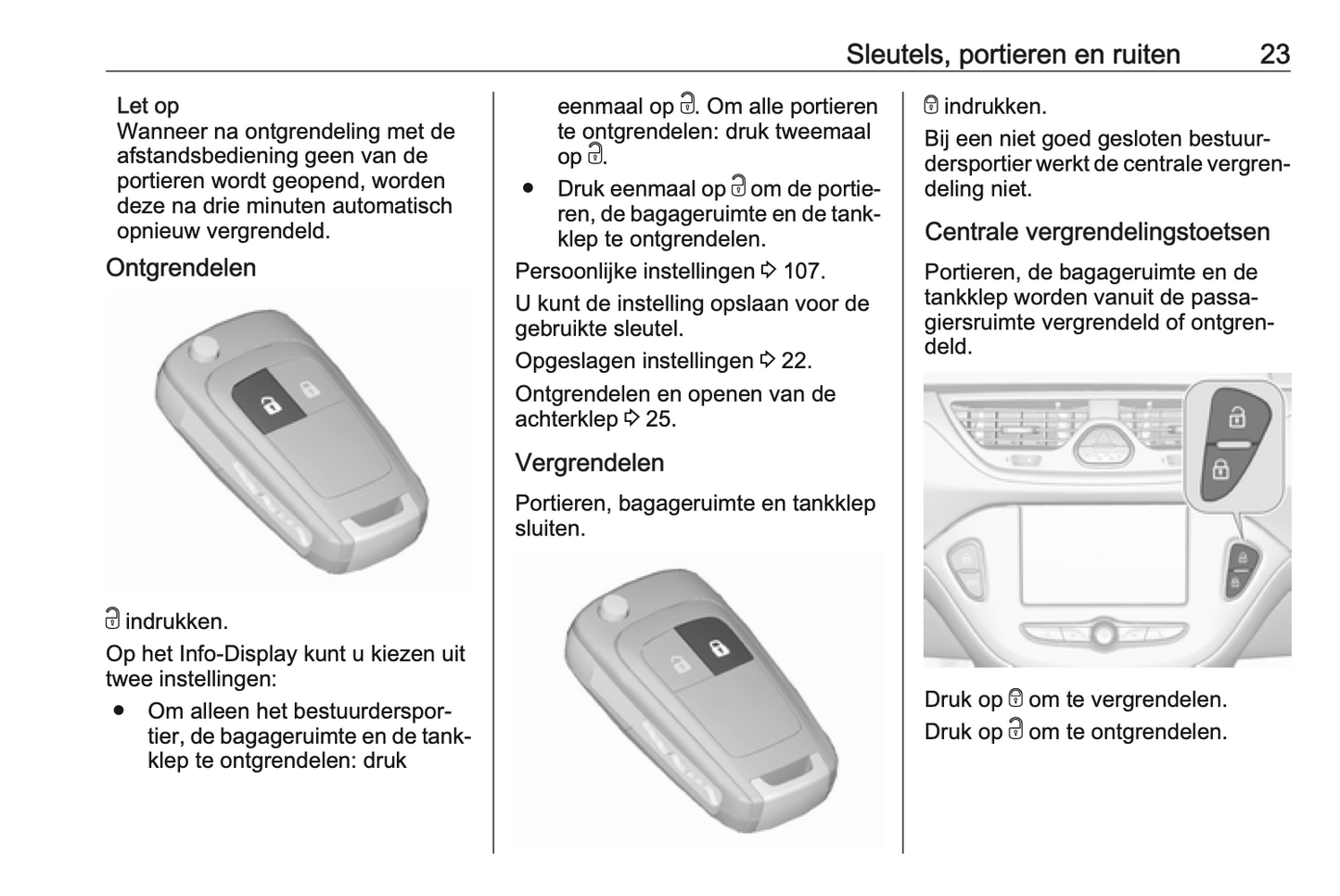 2016-2017 Opel Corsa Gebruikershandleiding | Nederlands