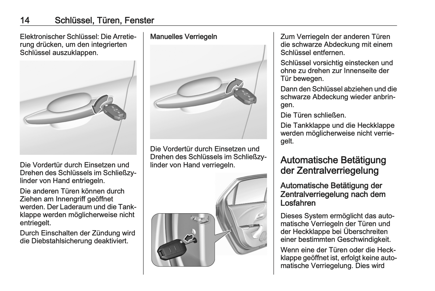 2020-2021 Opel Corsa / Corsa-e Bedienungsanleitung Deutsch