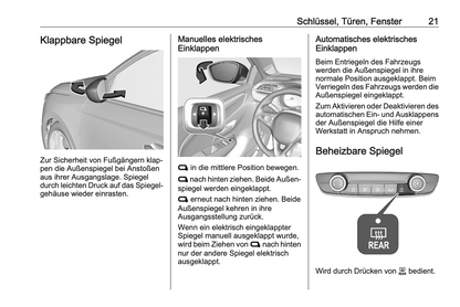 2020-2021 Opel Corsa / Corsa-e Bedienungsanleitung Deutsch