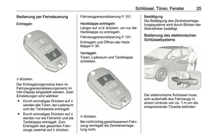 2019-2020 Opel Crossland X Bedienungsanleitung | Deutsch
