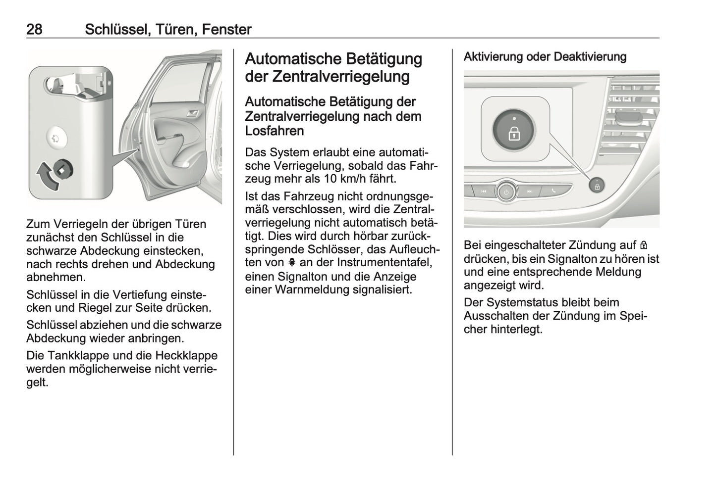 2019-2020 Opel Crossland X Bedienungsanleitung | Deutsch