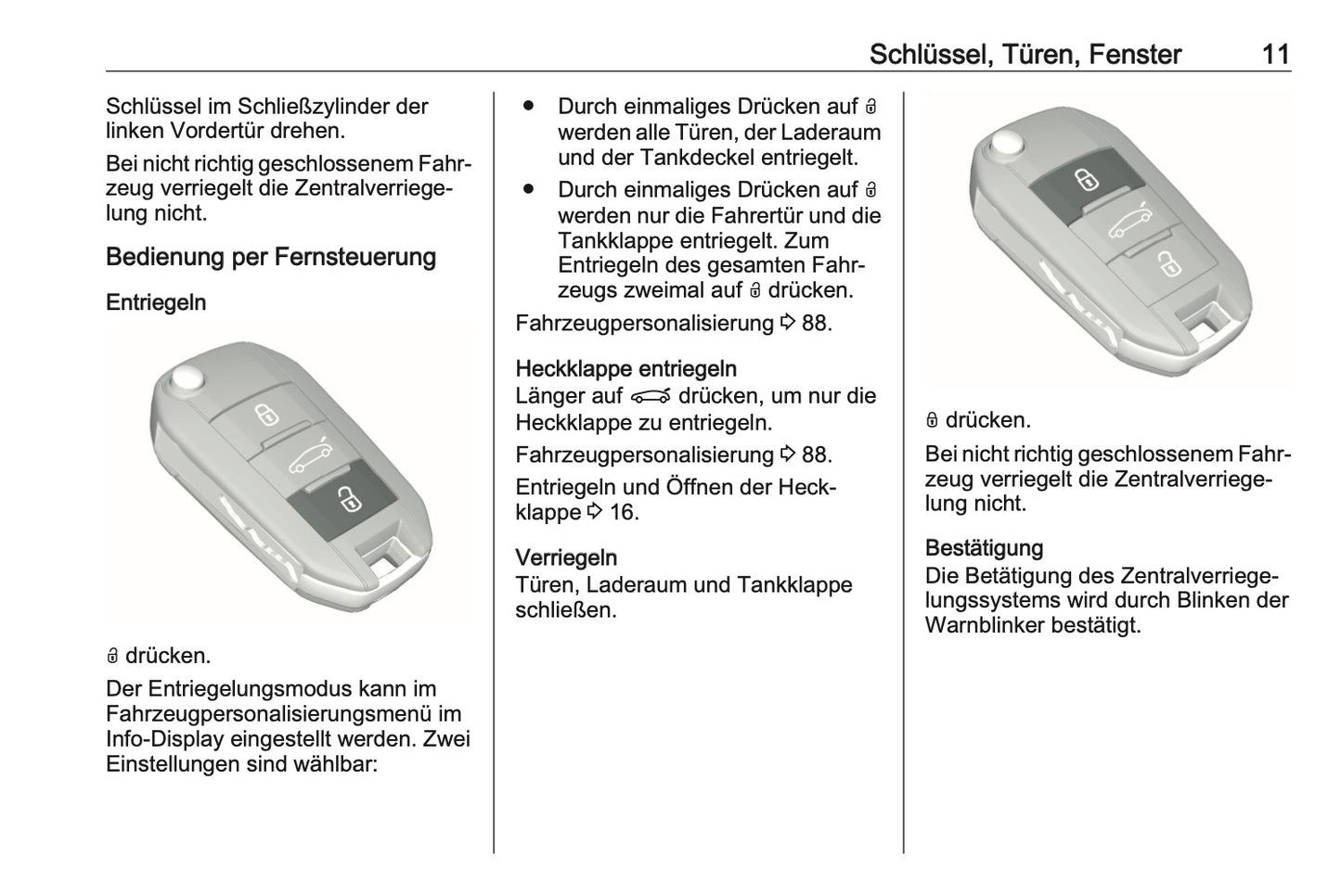 2023-2024 Opel Crossland Owner's Manual | German