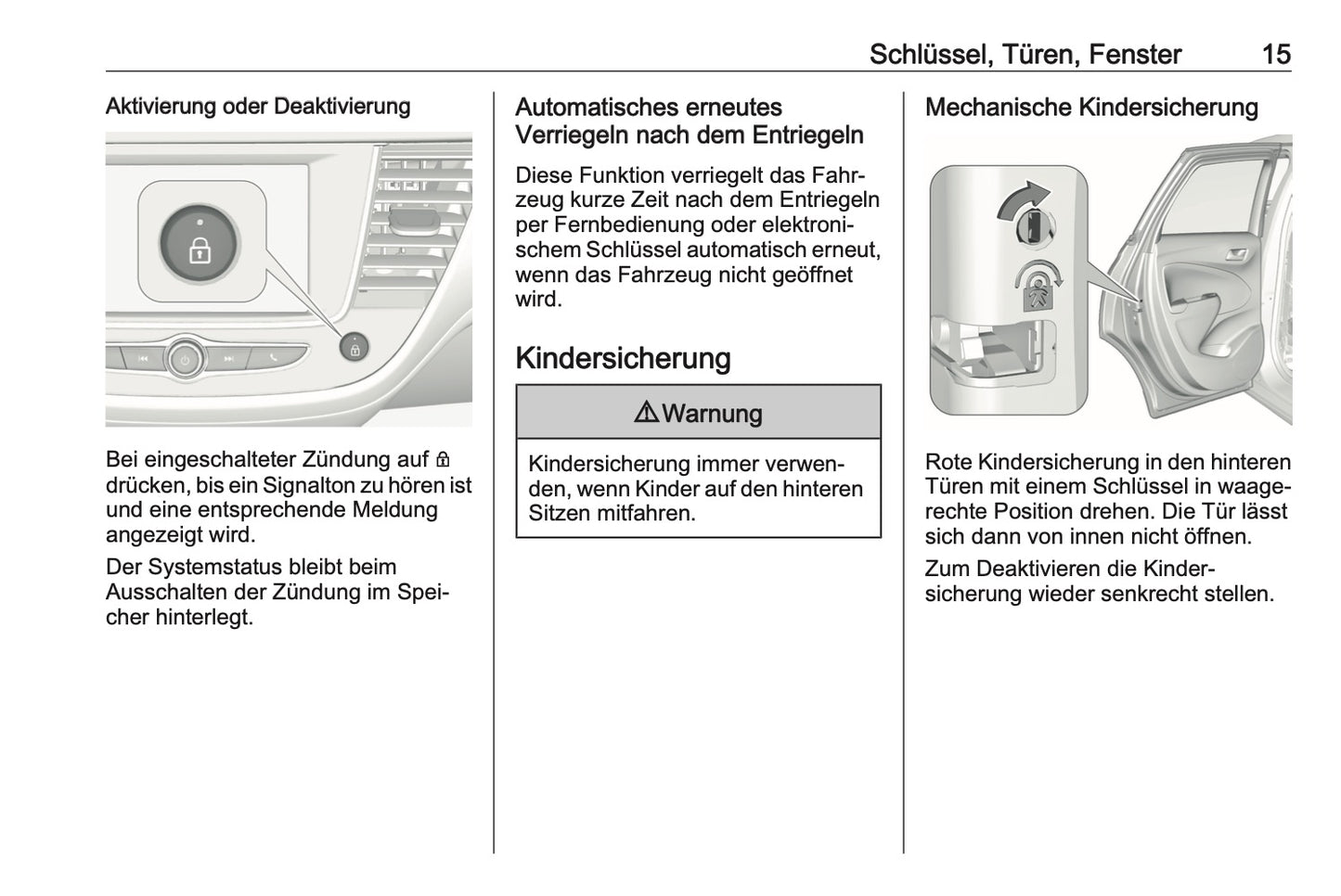 2023-2024 Opel Crossland Owner's Manual | German
