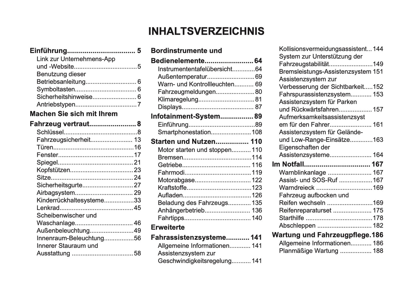 2026 Opel Frontera Owner's Manual | German