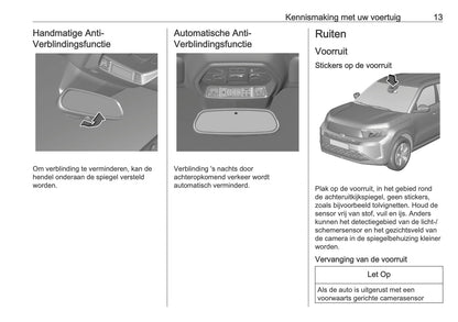 2025 Opel Frontera Gebruikershandleiding | Nederlands