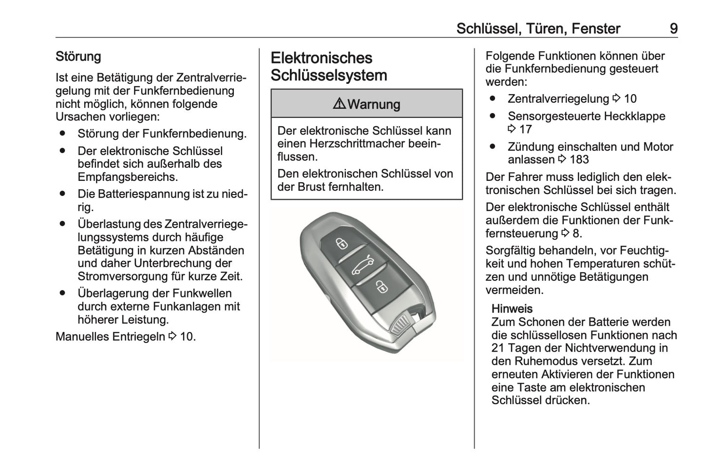 2023-2024 Opel Grandland Owner's Manual | German