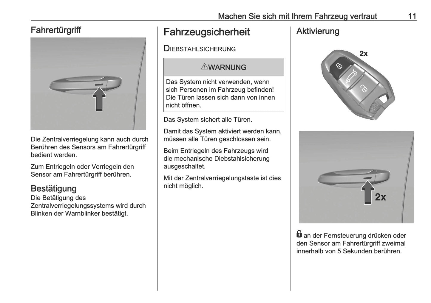 2024-2025 Opel Grandland Owner's Manual | German