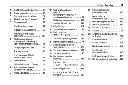 2019 Opel Isignia Owner's Manual | Dutch