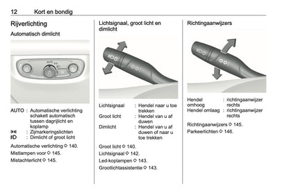 2019 Opel Isignia Owner's Manual | Dutch