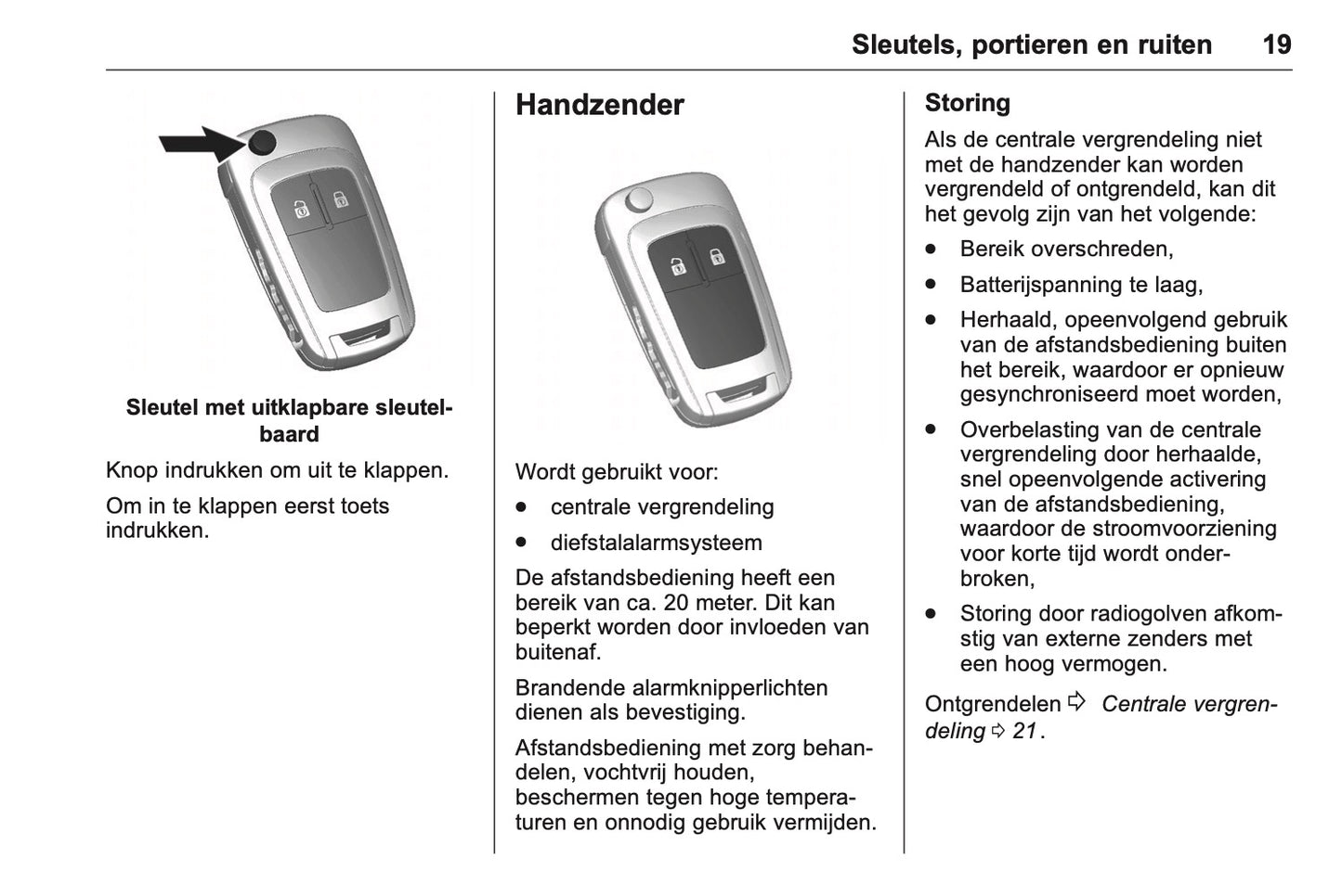 2016 Opel Karl Owner's Manual | Dutch