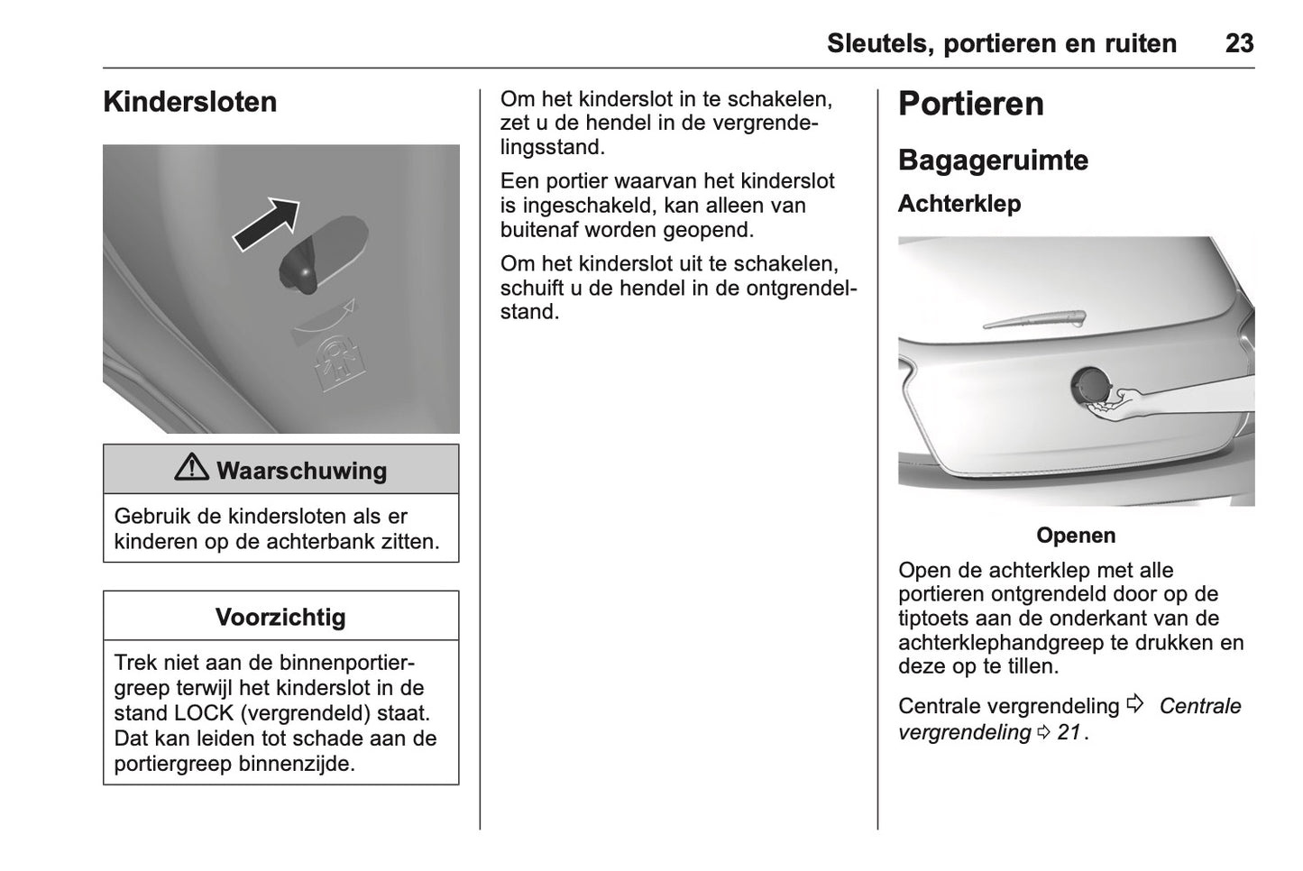 2016 Opel Karl Owner's Manual | Dutch