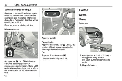 2023 Opel Mokka Owner's Manual | French