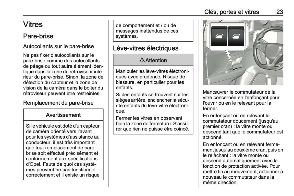 2023 Opel Mokka Owner's Manual | French