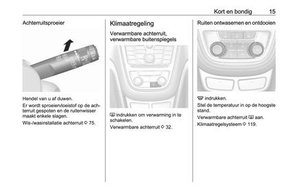 2015-2016 Opel Mokka Gebruikershandleiding | Nederlands