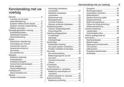 2025-2026 Opel Mokka Owner's Manual | Dutch