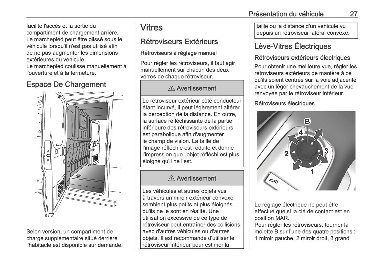 2026 Opel Movano Owner's Manual | French