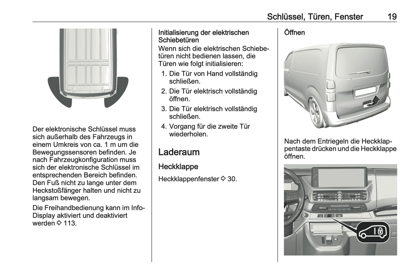 2024-2025 Opel Vivaro Bedienungsanleitung | Deutsch