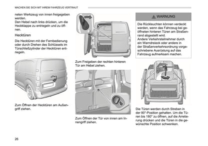 2026 Opel Vivaro Owner's Manual | German