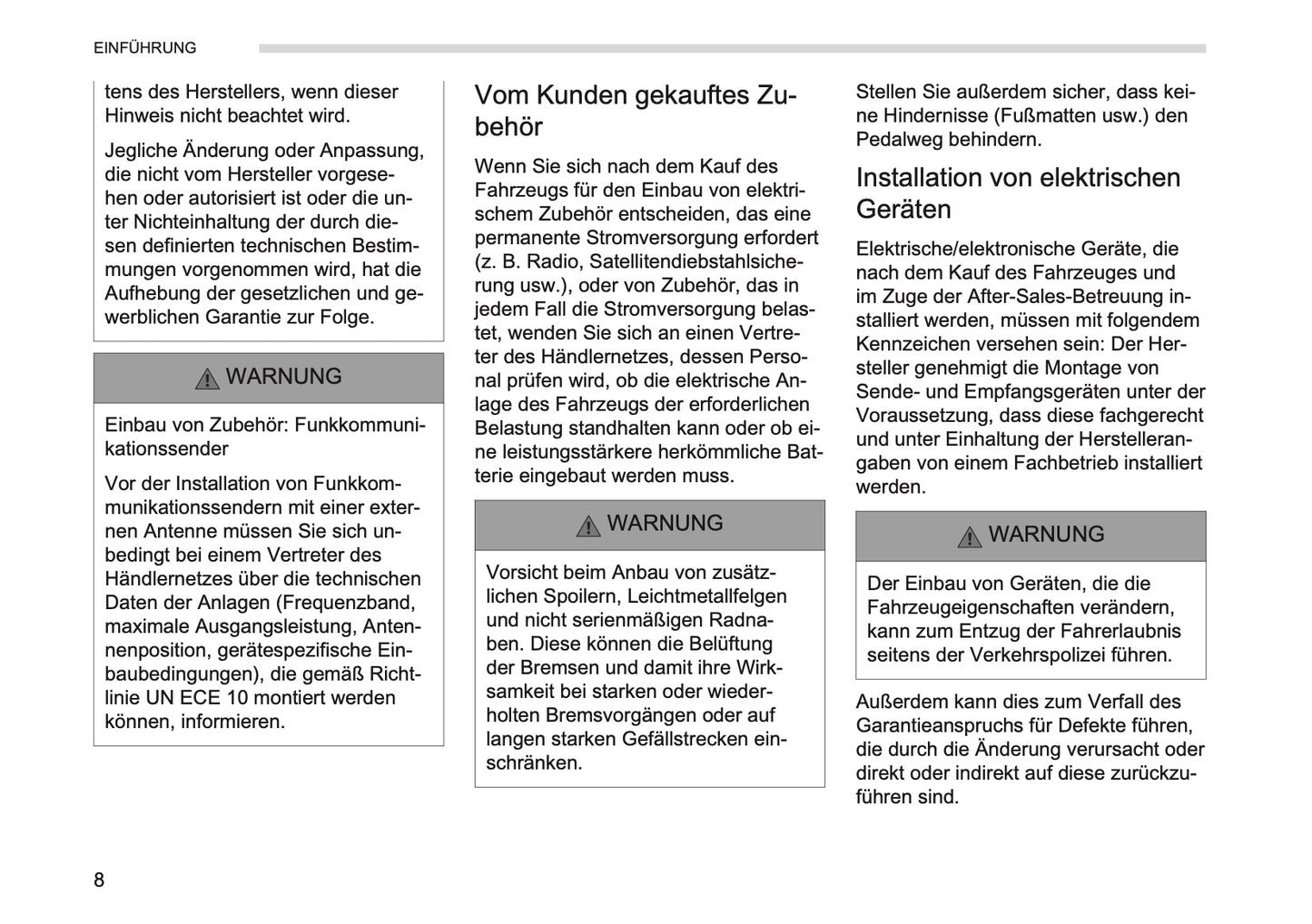 2026 Opel Vivaro Owner's Manual | German