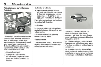 2023-2024 Opel Vivaro Owner's Manual | French