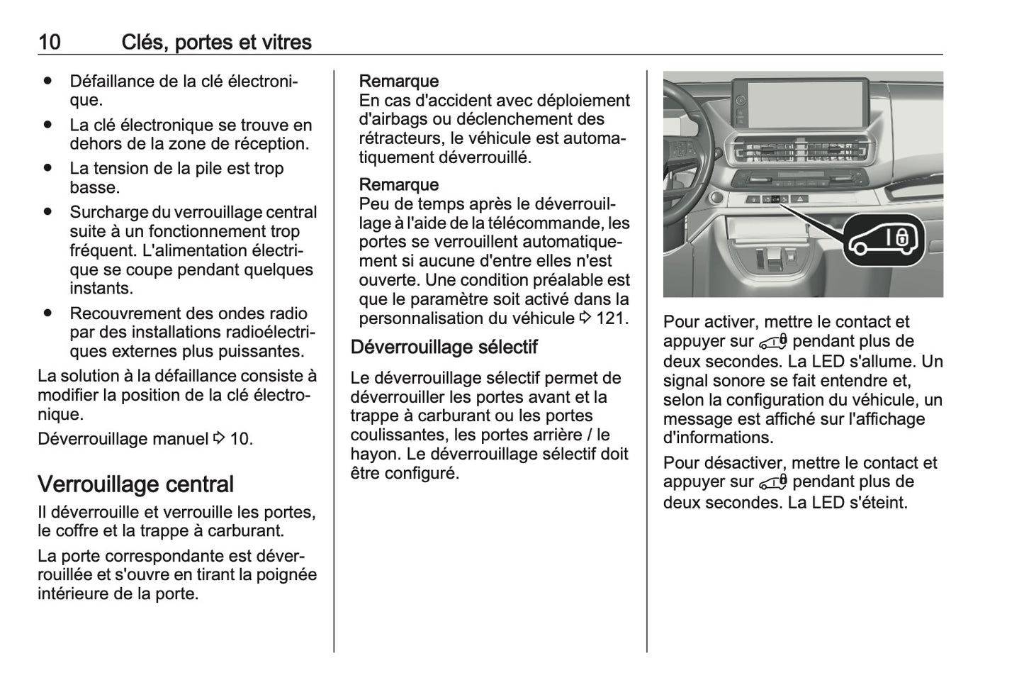 2024-2025 Opel Vivaro Manuel du propriétaire | Français