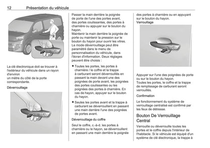 2025-2026 Opel Vivaro Manuel du propriétaire | Français