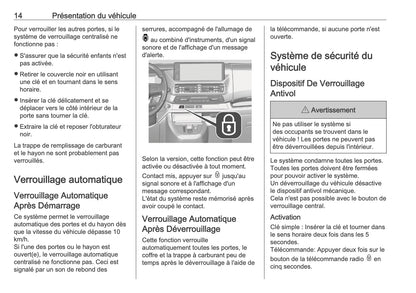 2025-2026 Opel Vivaro Manuel du propriétaire | Français