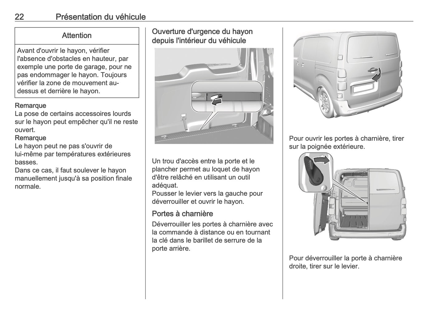 2025-2026 Opel Vivaro Manuel du propriétaire | Français