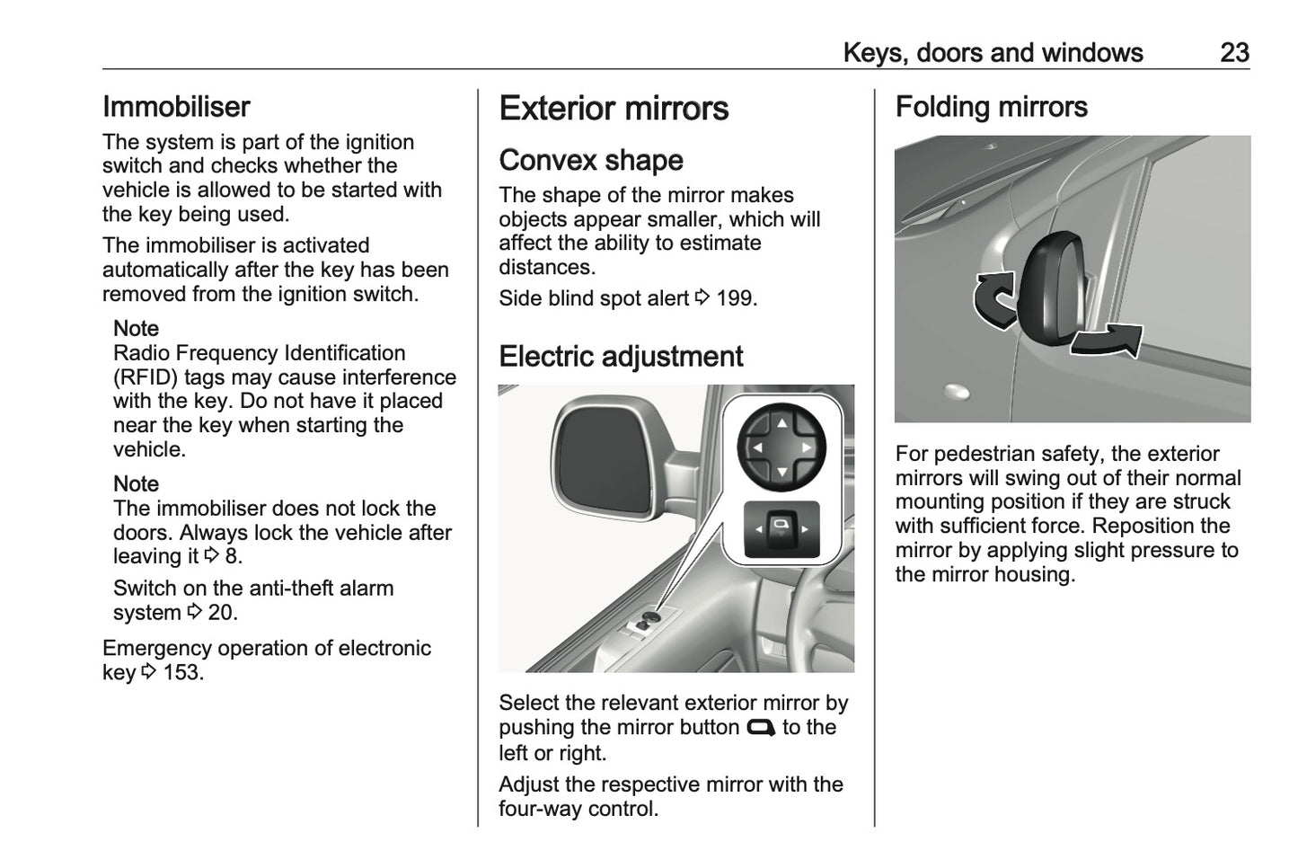 2023-2024 Opel Vivaro Owner's Manual | English