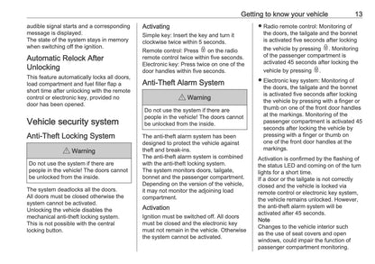 2025-2026 Opel Vivaro Owner's Manual | English