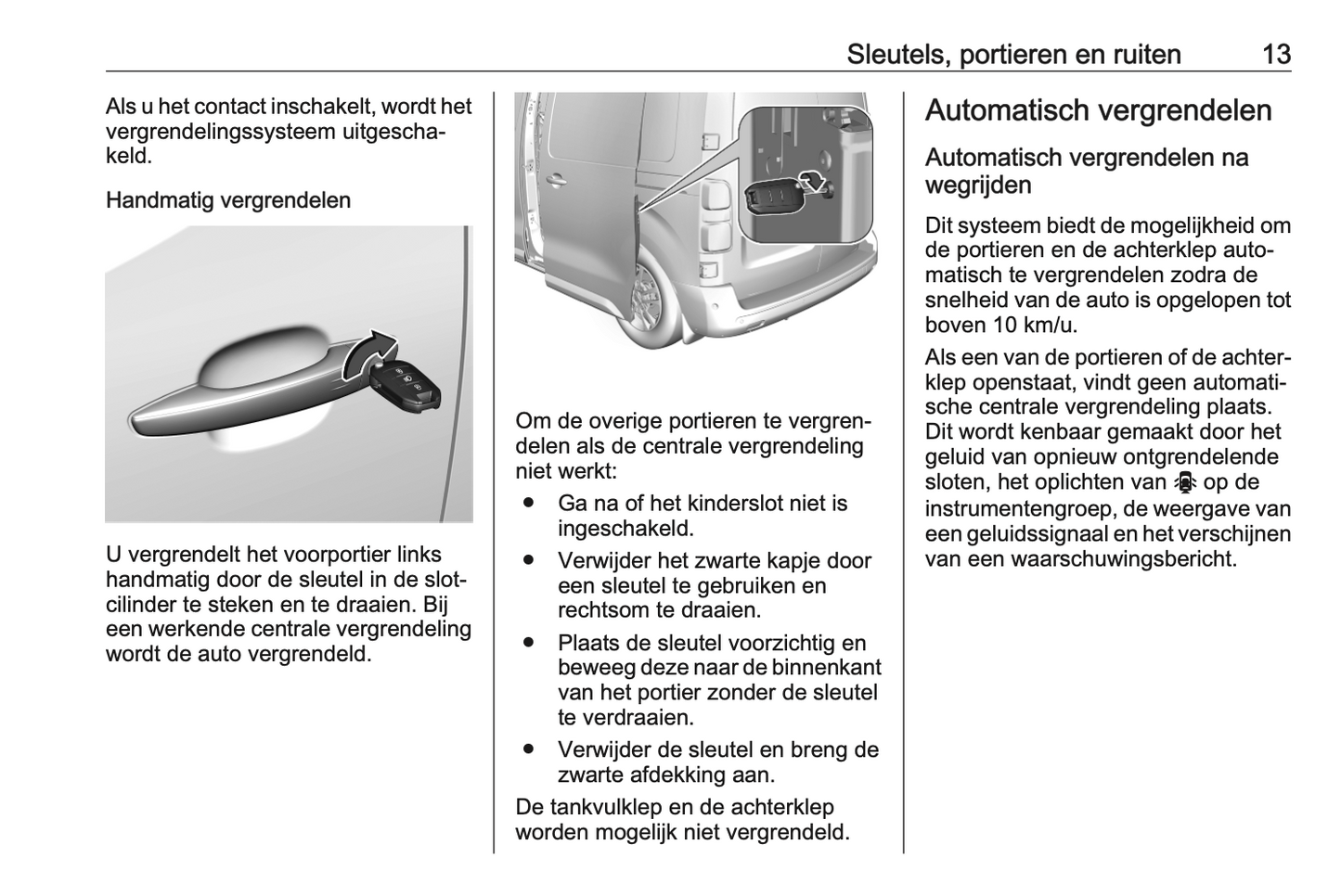 2023-2024 Opel Vivaro Owner's Manual | Dutch