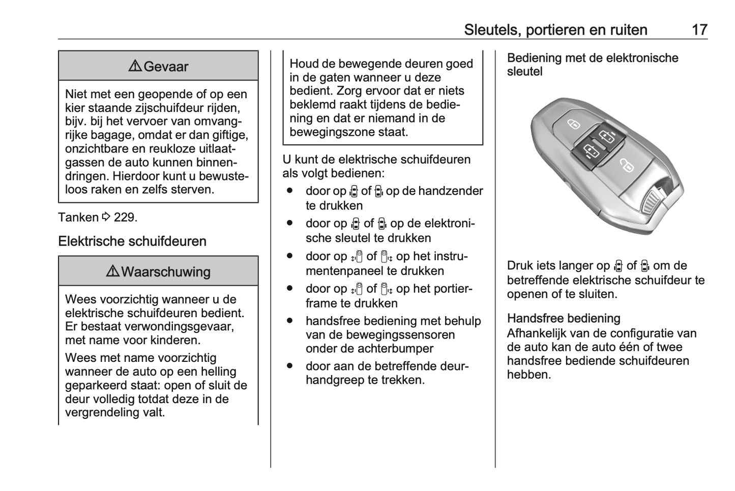 2023-2024 Opel Vivaro Owner's Manual | Dutch