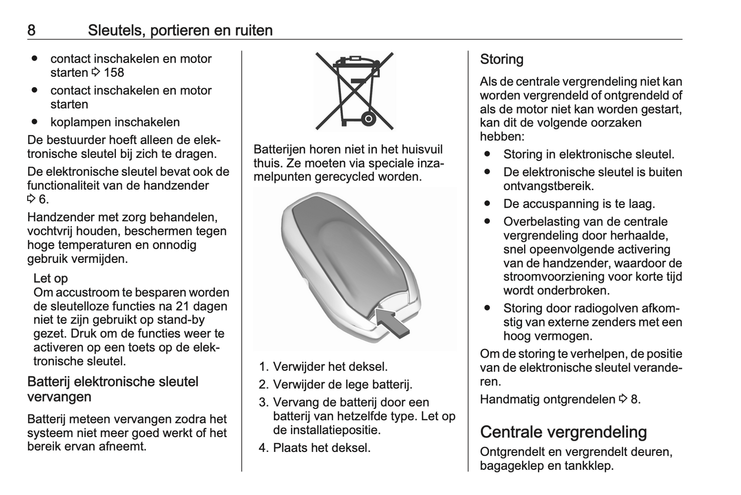 2023-2024 Opel Vivaro Owner's Manual | Dutch