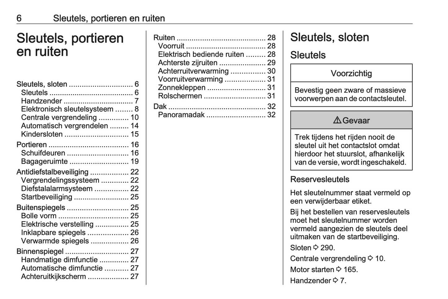 2024 Opel Vivaro Owner's Manual | Dutch