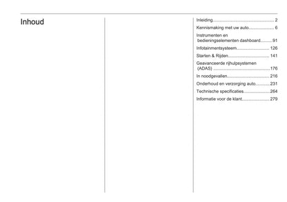 2025-2026 Opel Vivaro Owner's Manual | Dutch