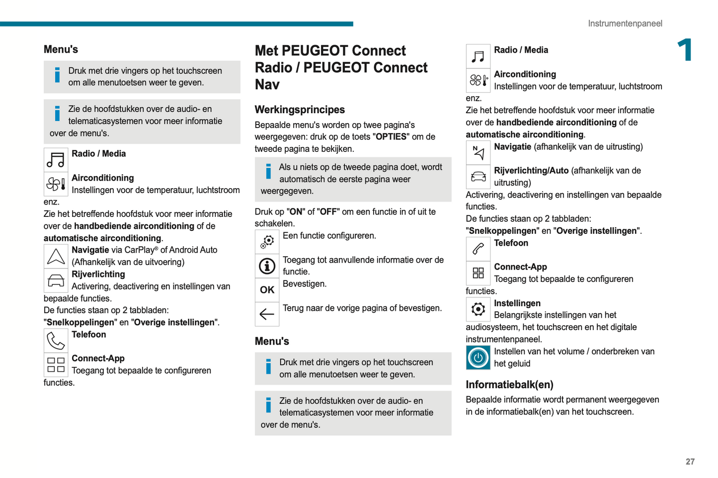 2023-2024 Peugeot 208/e-208 Gebruikershandleiding | Nederlands