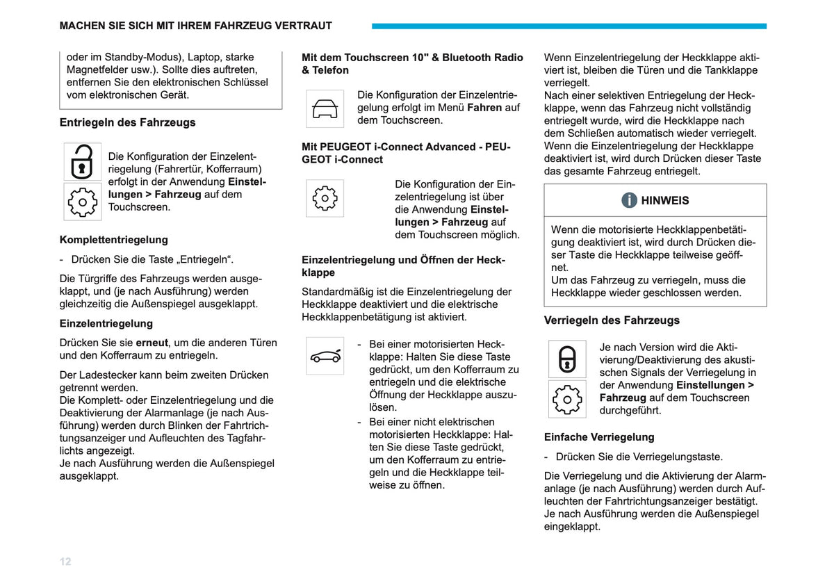 2026 Peugeot 3008/5008 Owner's Manual | German