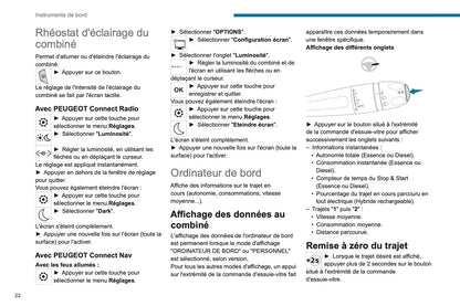 2022-2023 Peugeot 3008/5008 Owner's Manual | French