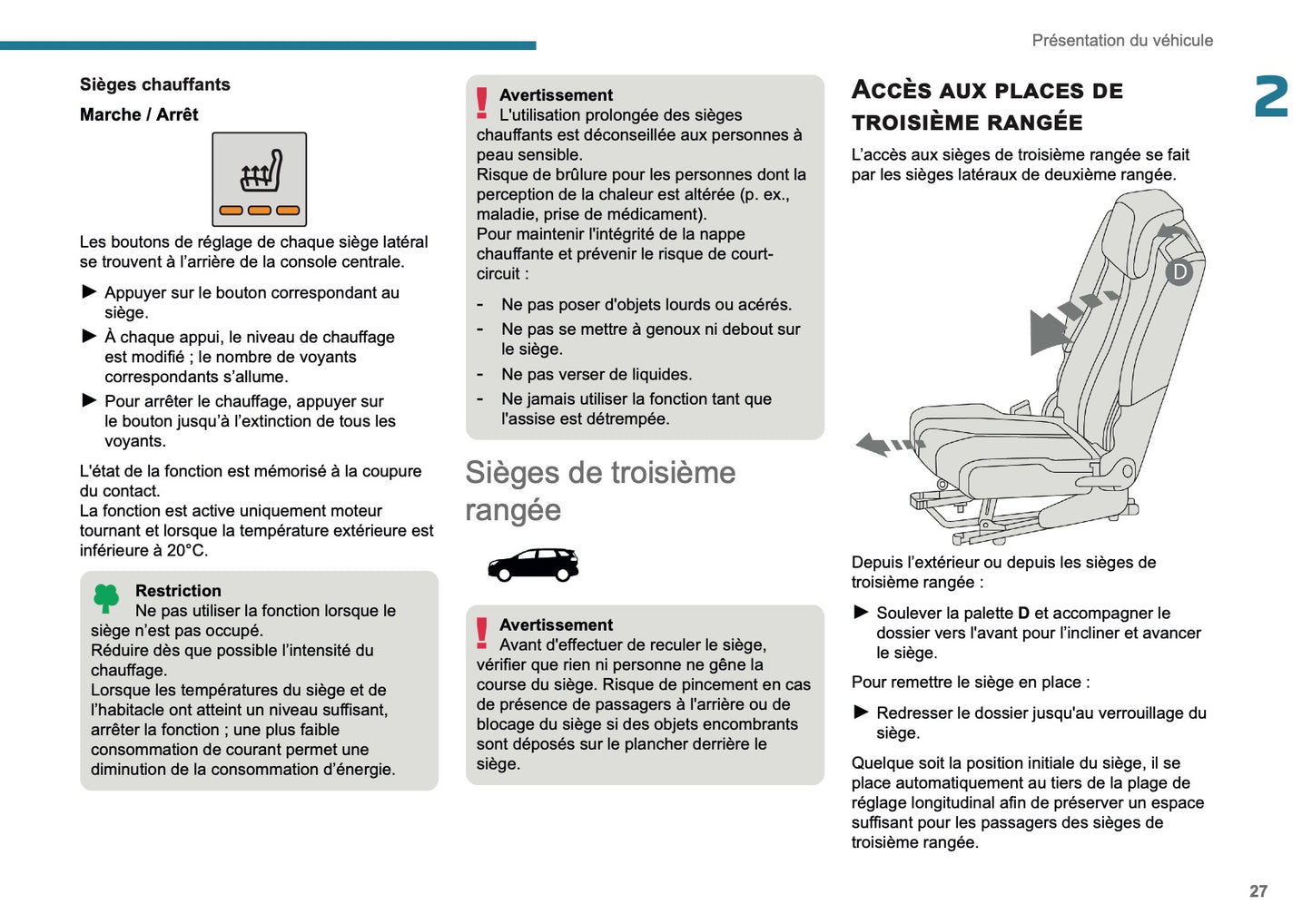 2025-2026 Peugeot 3008/5008 Owner's Manual | French